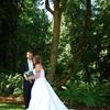 A beautiful wooded country setting provides the perfect backdrop for photos.